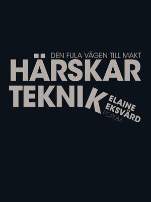 cover image of Härskarteknik